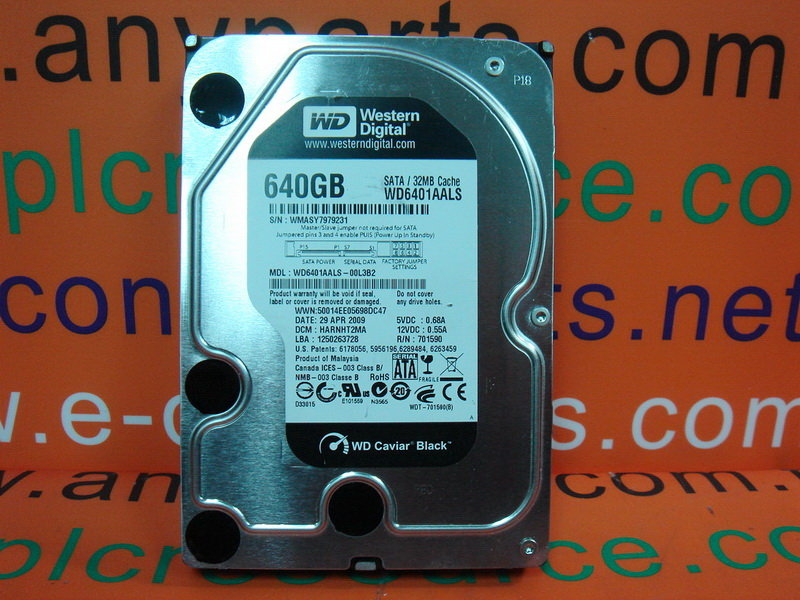 WESTERN DIGITAL WD6401AALS-00L3B2 640GB SATA - PLC DCS SERVO Control ...